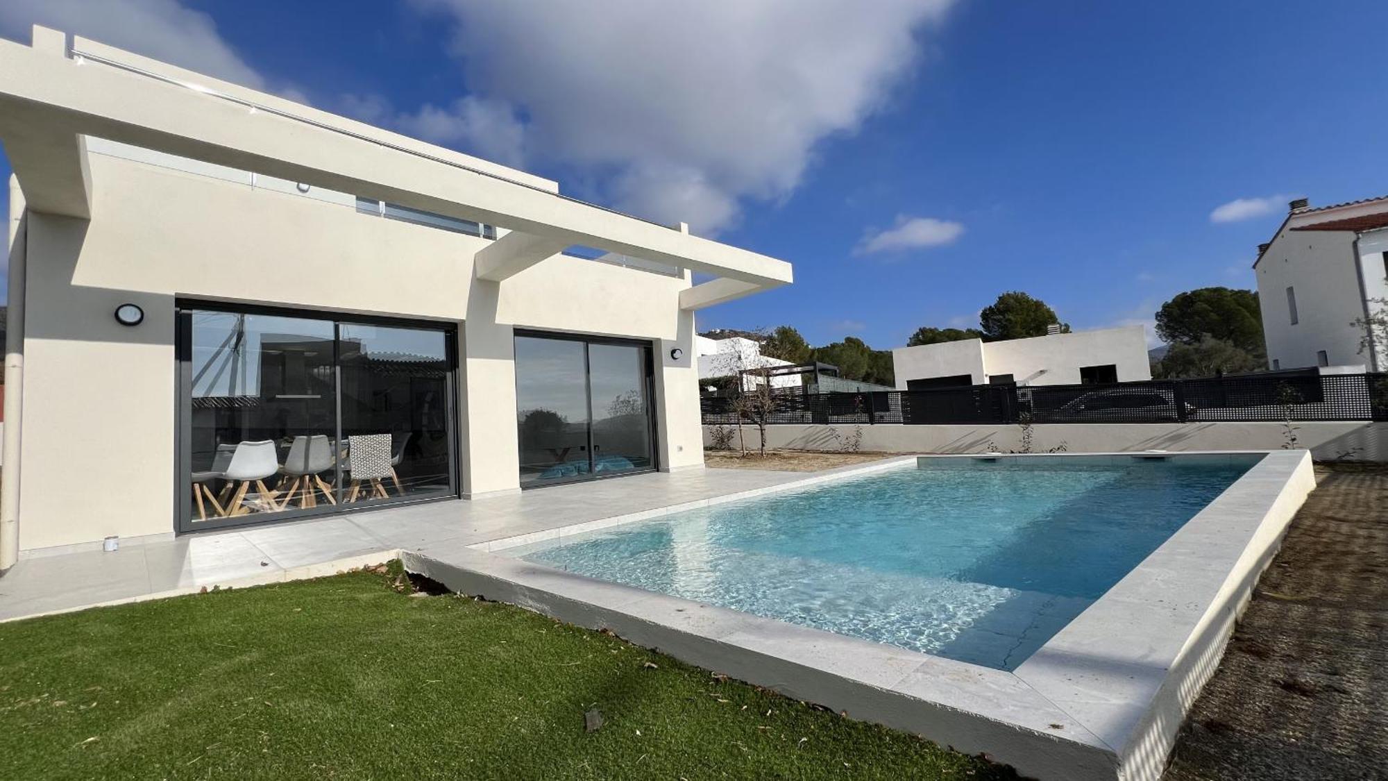 Villa Casa Moderna Roses Con Piscina Y Jardin Mas Bosca, Roses à Palau Saverdera Extérieur photo