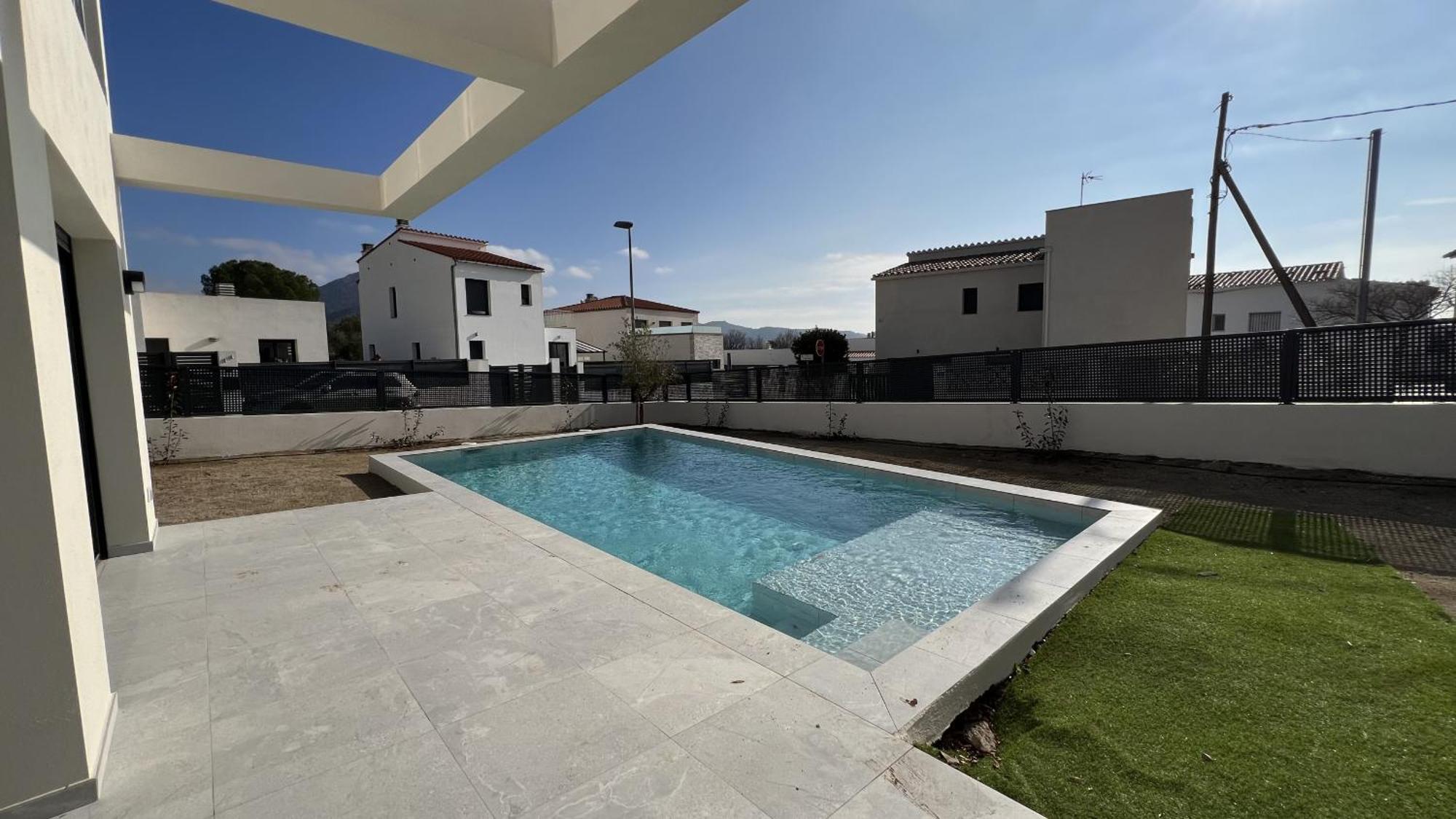 Villa Casa Moderna Roses Con Piscina Y Jardin Mas Bosca, Roses à Palau Saverdera Extérieur photo